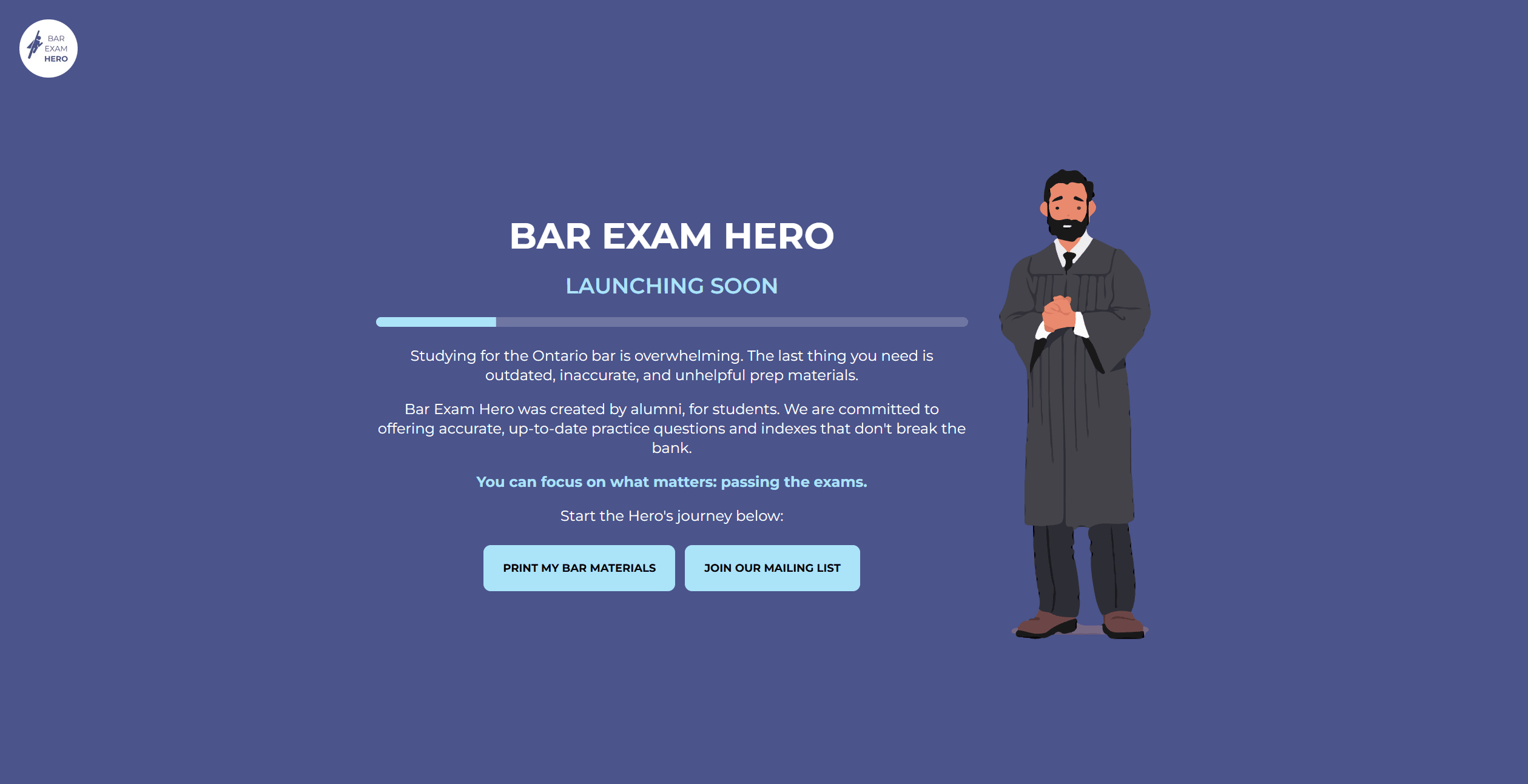 Bar Exam Hero Website